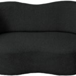 Principessa 68" Boucle Fabric Upholstered Loveseat