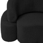 Principessa 68" Boucle Fabric Upholstered Loveseat