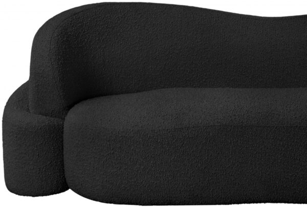 Principessa 90" Boucle Fabric Upholstered Sofa
