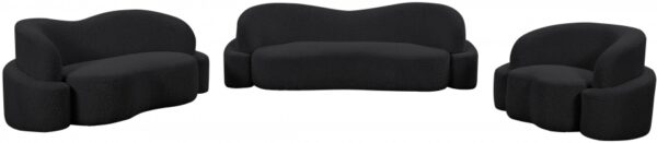 Principessa 90" Boucle Fabric Upholstered Sofa