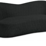 Principessa 90" Boucle Fabric Upholstered Sofa