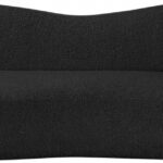 Principessa 90" Boucle Fabric Upholstered Sofa