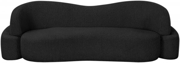 Principessa 90" Boucle Fabric Upholstered Sofa