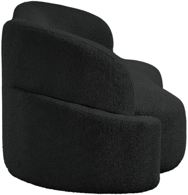 Principessa 90" Boucle Fabric Upholstered Sofa