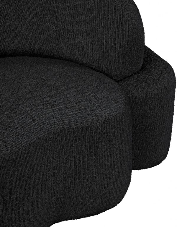 Principessa 90" Boucle Fabric Upholstered Sofa