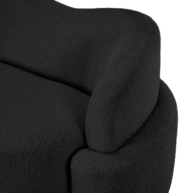 Principessa 90" Boucle Fabric Upholstered Sofa