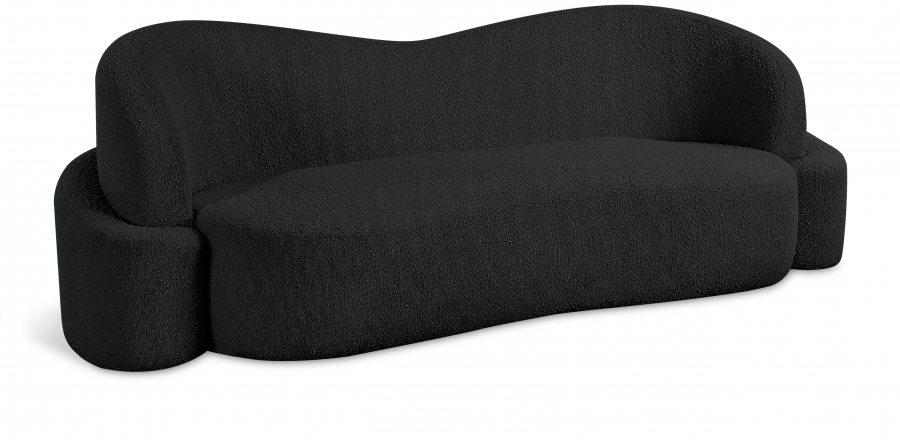 Principessa 90" Boucle Fabric Upholstered Sofa