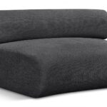 Bale Chenille Fabric Upholstered Modular Chair