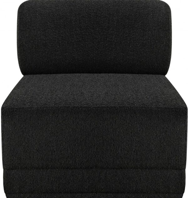Ollie Boucle Fabric Upholstered Armless Modular Chair