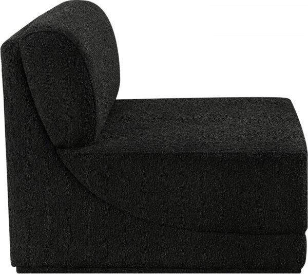 Ollie Boucle Fabric Upholstered Armless Modular Chair