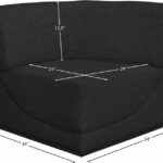 Ollie Boucle Fabric Upholstered Corner Modular Chair