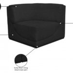 Ollie Boucle Fabric Upholstered Corner Modular Chair