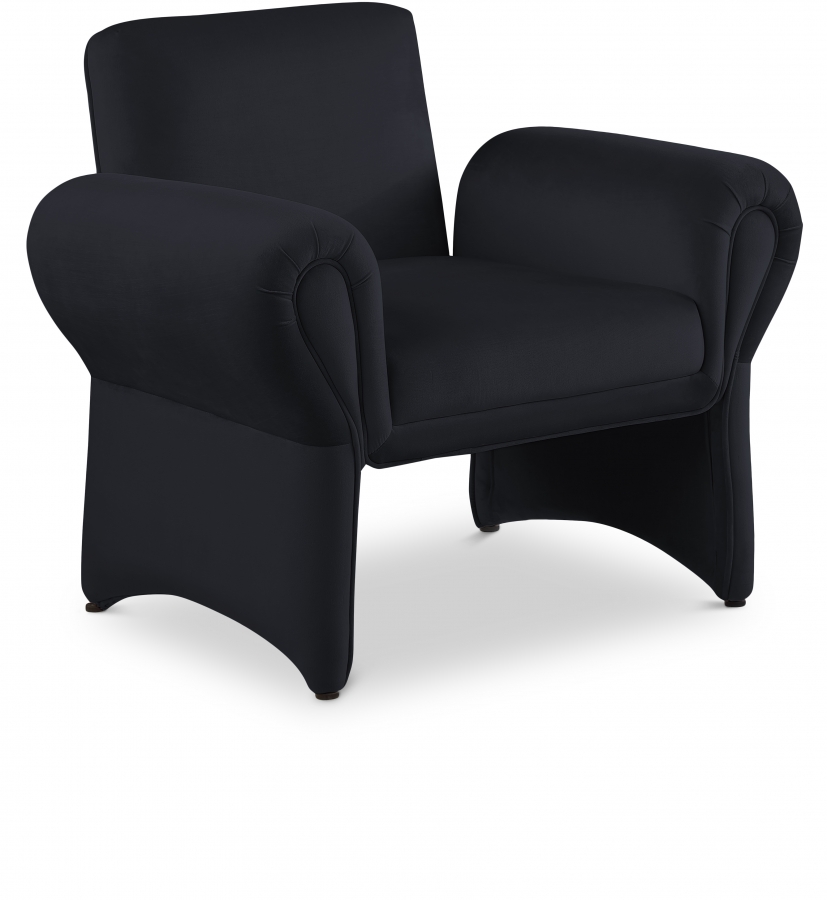 Fleurette Velvet Upholstered Accent Chair