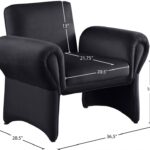Fleurette Velvet Upholstered Accent Chair
