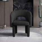Emmet Boucle Fabric Upholstered Dining Chair / Accent Chair