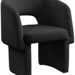 Emmet Boucle Fabric Upholstered Dining Chair / Accent Chair