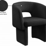 Emmet Boucle Fabric Upholstered Dining Chair / Accent Chair
