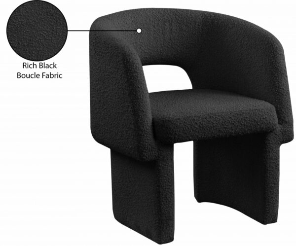 Emmet Boucle Fabric Upholstered Dining Chair / Accent Chair