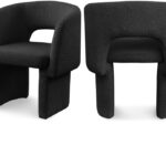 Emmet Boucle Fabric Upholstered Dining Chair / Accent Chair