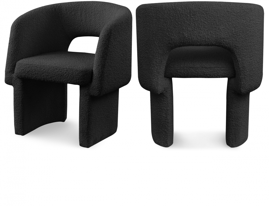 Emmet Boucle Fabric Upholstered Dining Chair / Accent Chair