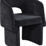 Emmet Chenille Fabric Upholstered Dining Chair / Accent Chair