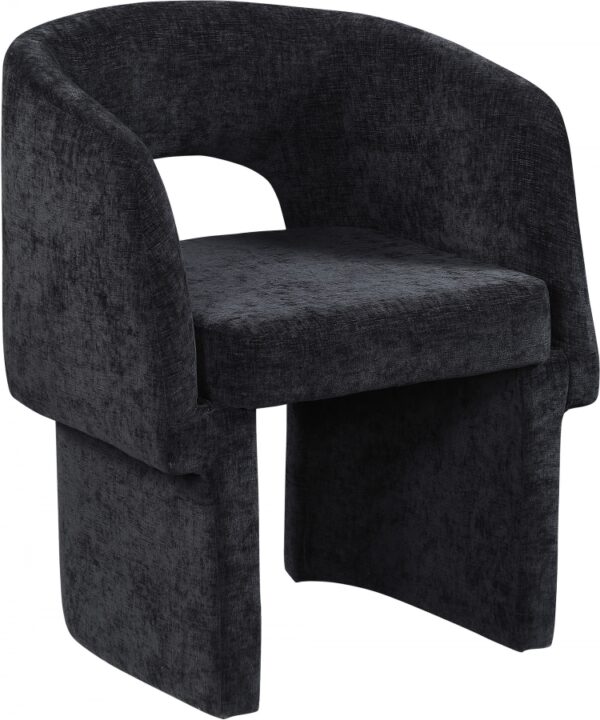 Emmet Chenille Fabric Upholstered Dining Chair / Accent Chair