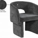 Emmet Chenille Fabric Upholstered Dining Chair / Accent Chair