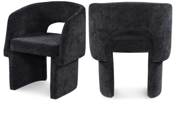 Emmet Chenille Fabric Upholstered Dining Chair / Accent Chair