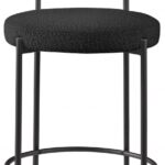 Beacon Boucle Fabric Upholstered Bar / Counter Stools