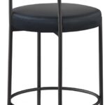 Beacon Vegan Leather And Boucle Fabric Upholstered Bar / Counter Stools