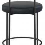 Beacon Vegan Leather And Boucle Fabric Upholstered Bar / Counter Stools