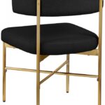 Rivage Linen Textured Fabric Upholstered Dining Chair