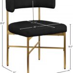 Rivage Linen Textured Fabric Upholstered Dining Chair