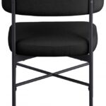Rivage Linen Textured Fabric Upholstered Dining Chair