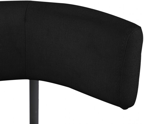 Rivage Linen Textured Fabric Upholstered Dining Chair
