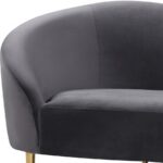 Ritz 85.5" Velvet Upholstered Sofa