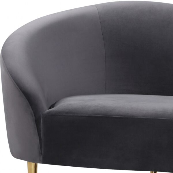 Ritz 85.5" Velvet Upholstered Sofa