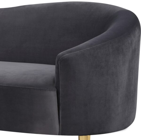 Ritz 85.5" Velvet Upholstered Sofa