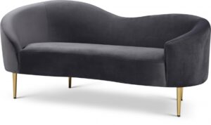 Ritz 67" Velvet Upholstered Loveseat