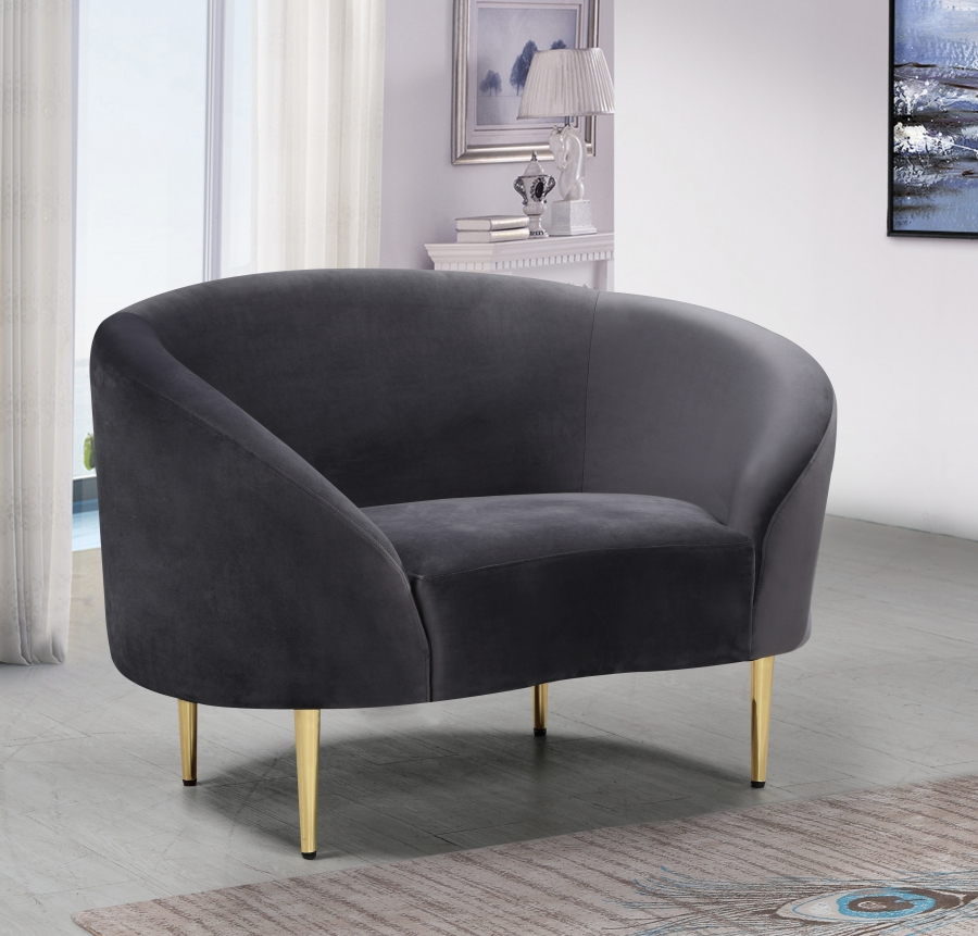 Ritz Velvet Upholstered Chair