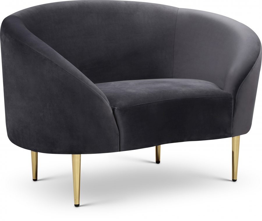 Ritz Velvet Upholstered Chair
