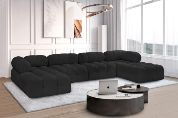 Ames Boucle Fabric Upholstered Modular Collection