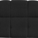 Ames Boucle Fabric Upholstered Armless Modular Chair