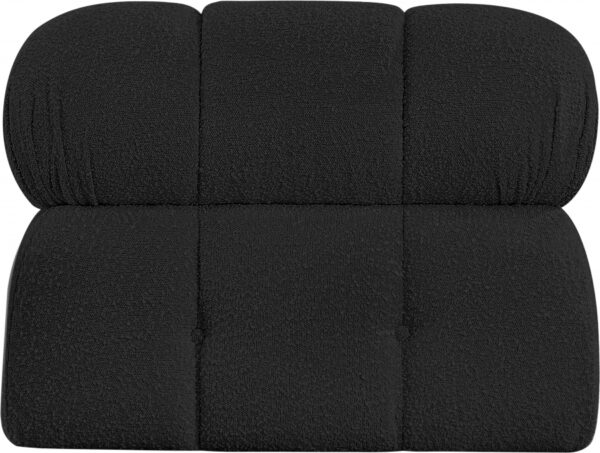 Ames Boucle Fabric Upholstered Armless Modular Chair