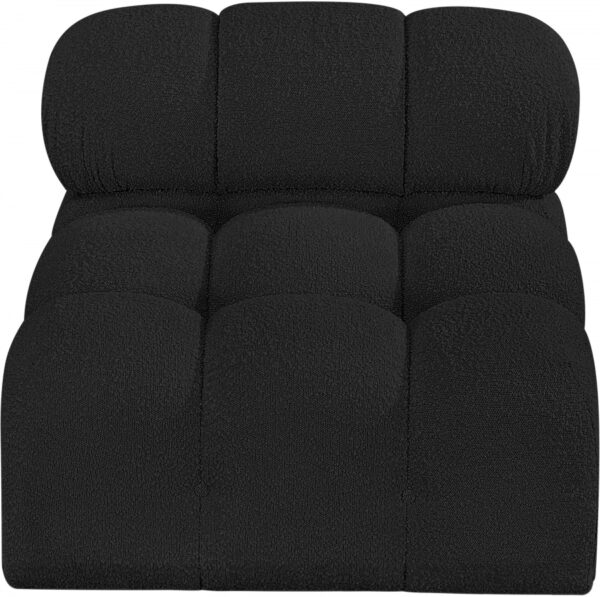 Ames Boucle Fabric Upholstered Armless Modular Chair
