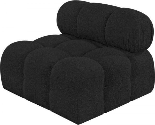 Ames Boucle Fabric Upholstered Armless Modular Chair
