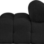 Ames Boucle Fabric Upholstered Armless Modular Chair