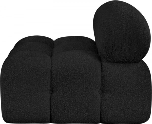 Ames Boucle Fabric Upholstered Armless Modular Chair