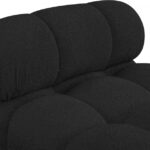 Ames Boucle Fabric Upholstered Armless Modular Chair