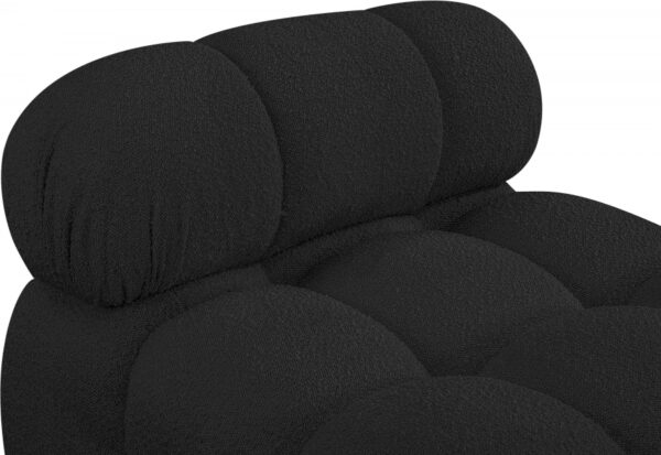 Ames Boucle Fabric Upholstered Armless Modular Chair
